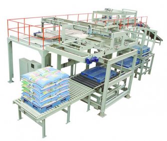 High position palletizer and palletizing robot