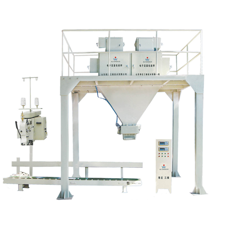 Dual bucket scale for packing particulate materials