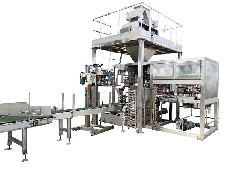 Full-automatic open bag packing machine